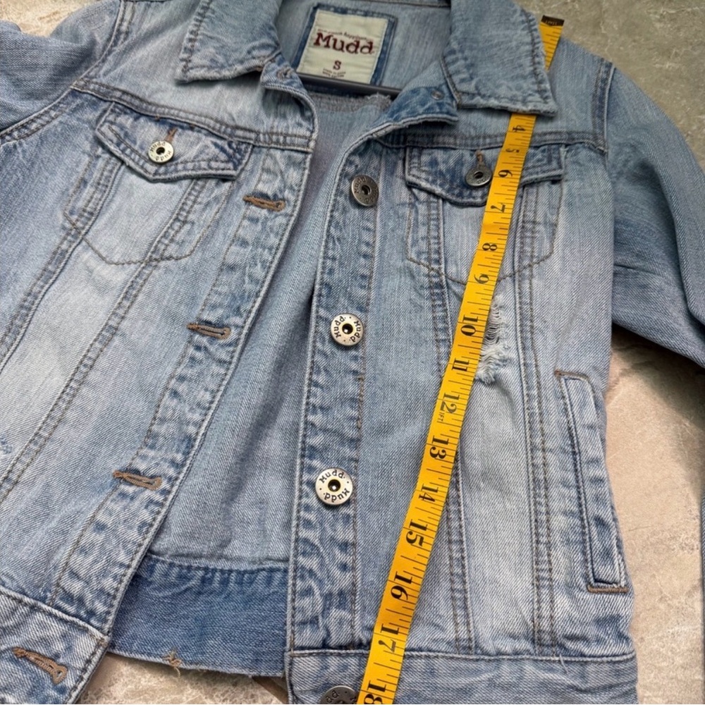 Mudd Women’s Denim Jacket and Vest - Picture 5 of 12